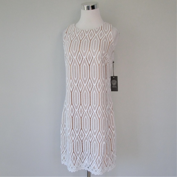 NWT HOST PICK Ivory Lace Cocktail Sheath Dress 14 - Picture 3 of 8